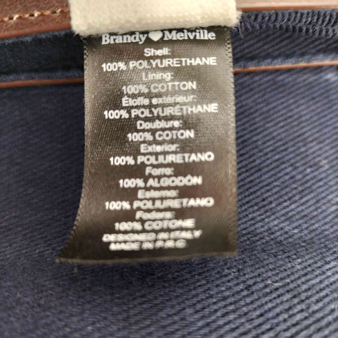Brandy Melville  ブラウン バックル ハンドバッグ レディース